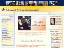 Tablet Screenshot of liebfrauenhoehe.de